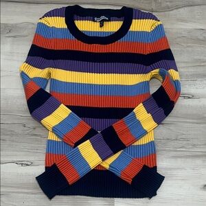 Freshman Multicolor Striped Sweater